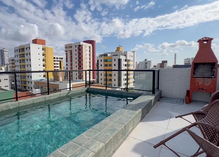 Flat Genebra Bessa 2 Quartos 6 Pessoas 150M Praia